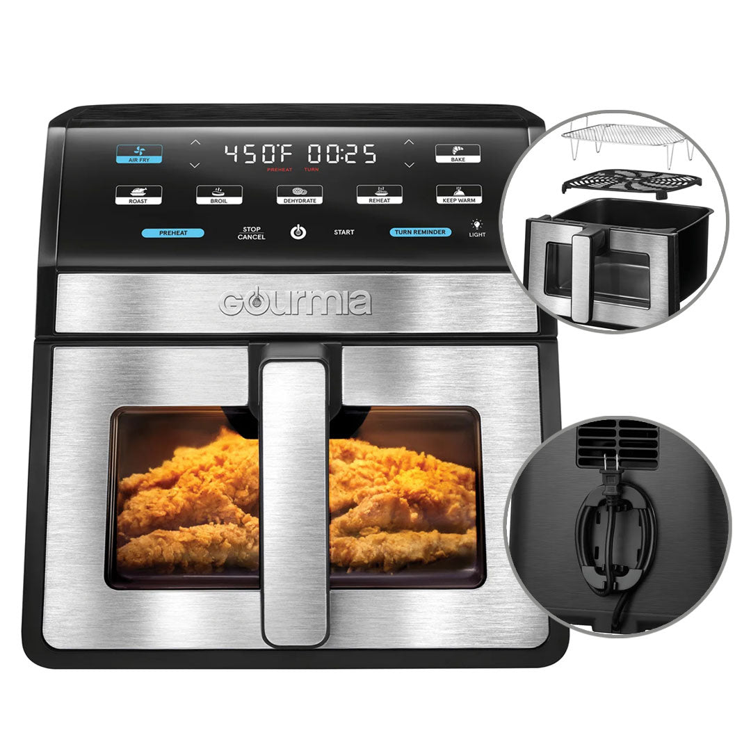 Freidora de aire digital SW25 de 8 cuartos