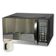 Horno microondas con grill, acabado espejo, acero inoxidable, 1.1 pies cúbicos, 1100 W, SW25