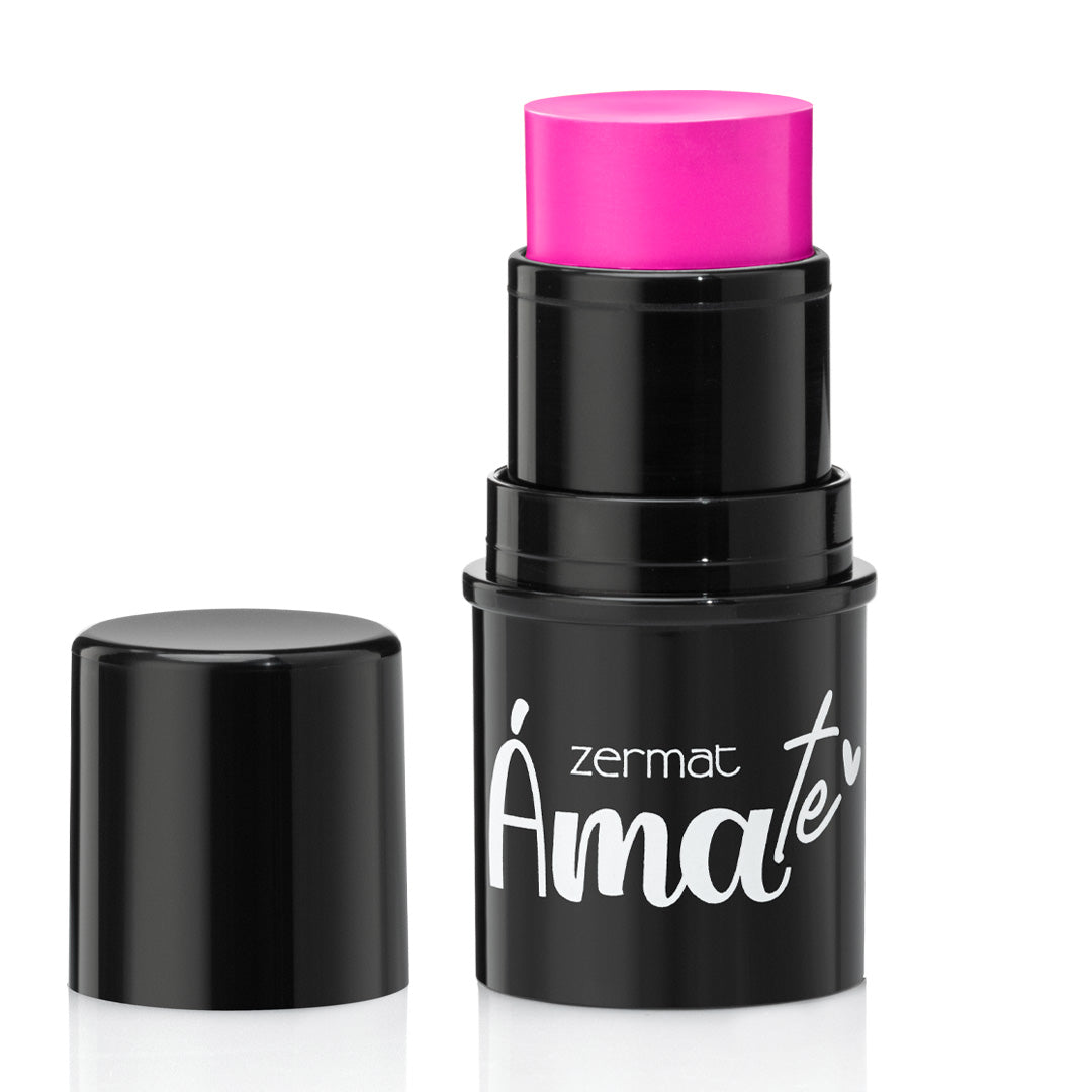 Amate Hot Pink 3 in 1 stick: Cheeks, Lips & Eyelids