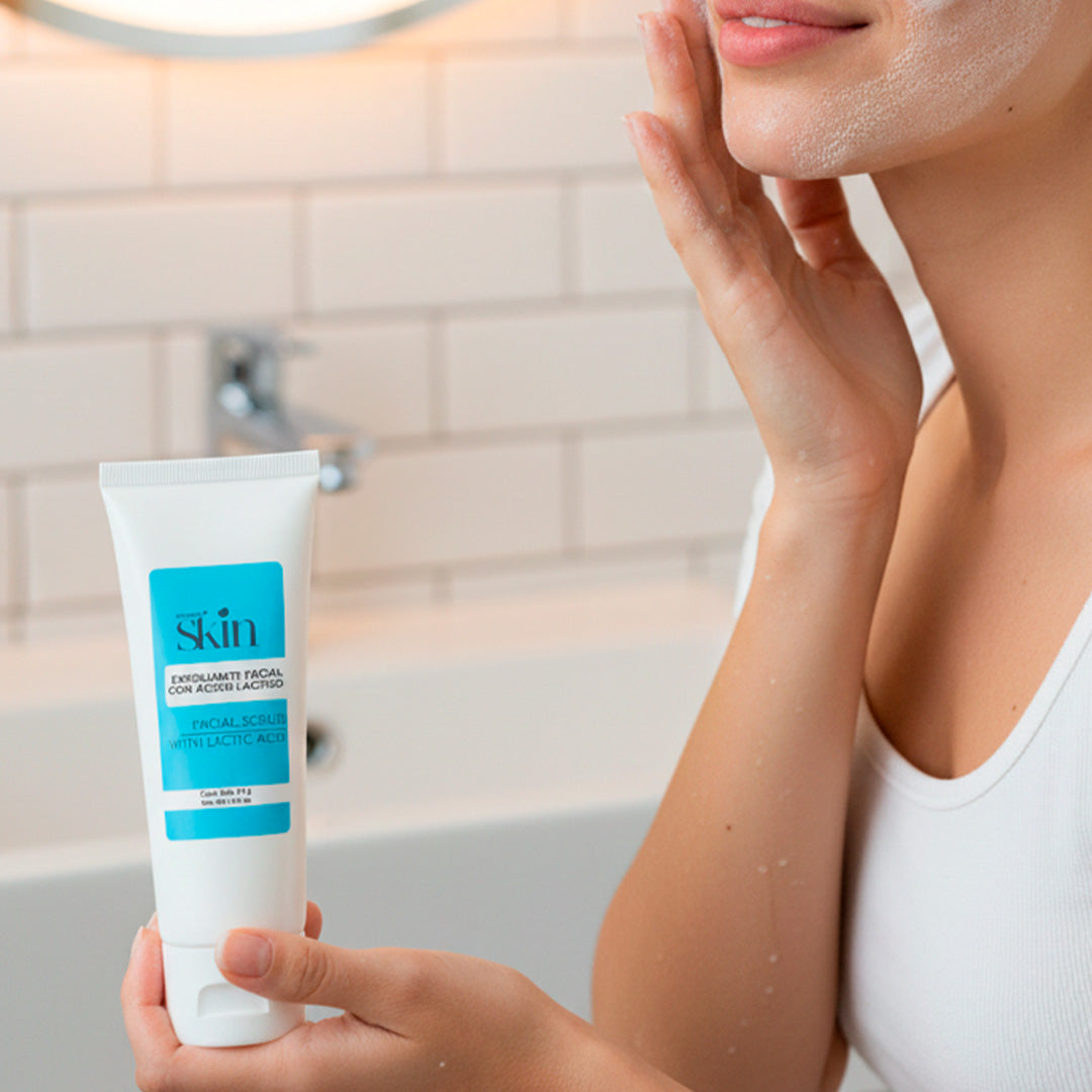 Facial Scrub with Lactic Acid