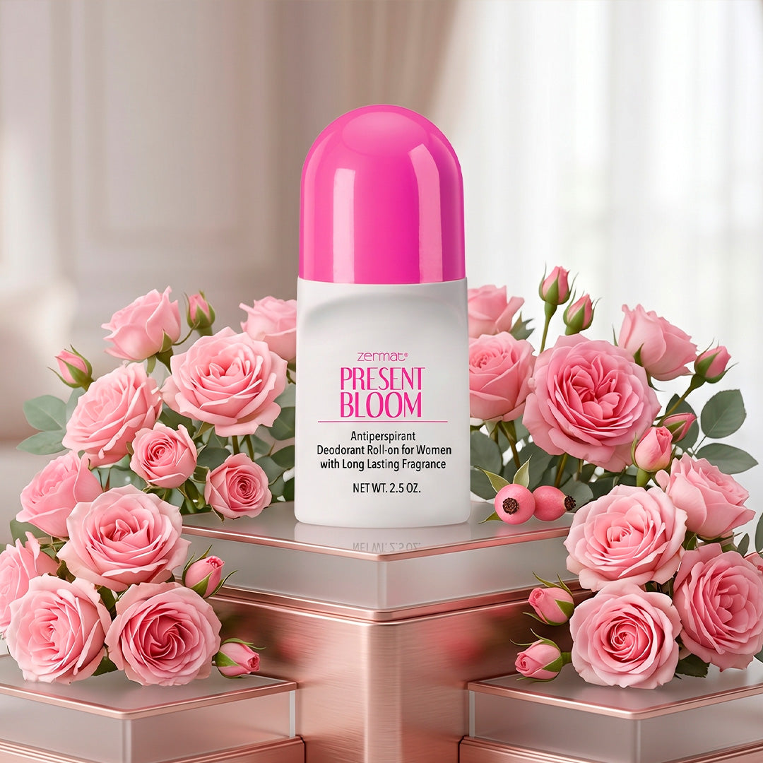 Present Bloom Roll-on Antiperspirant
