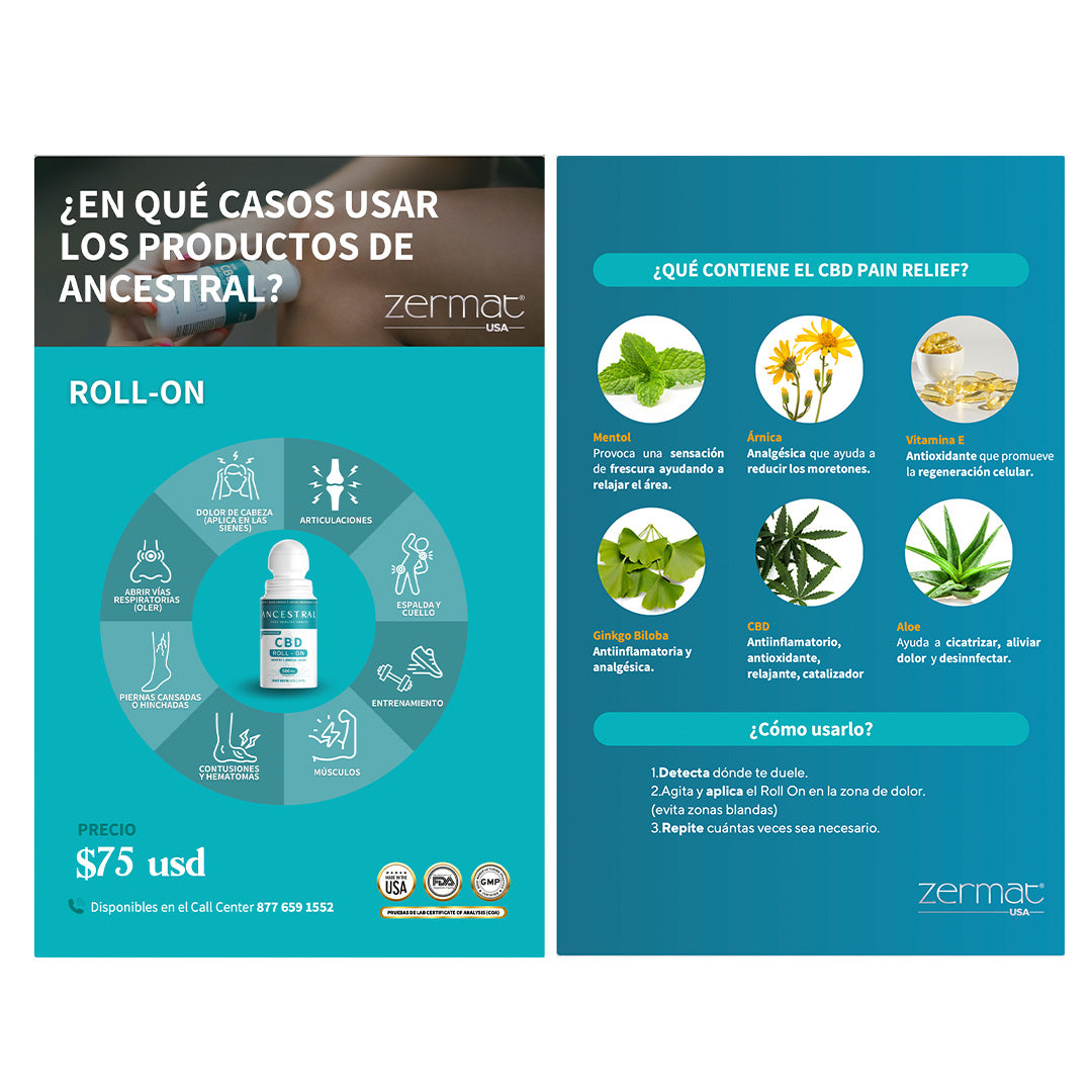 CBD ROLL-ON  POSTCARD ANCESTRAL