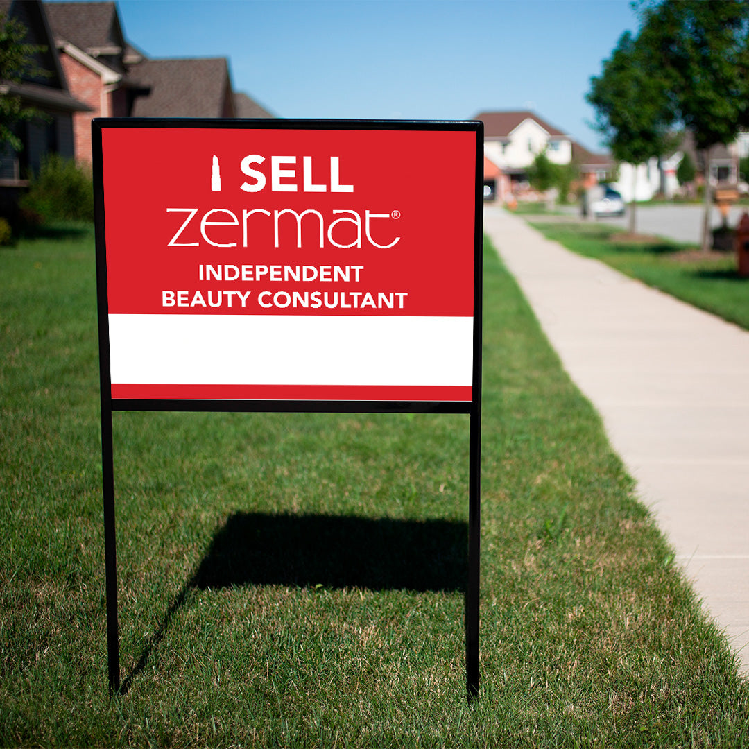 Yard Sign Zermat Español English