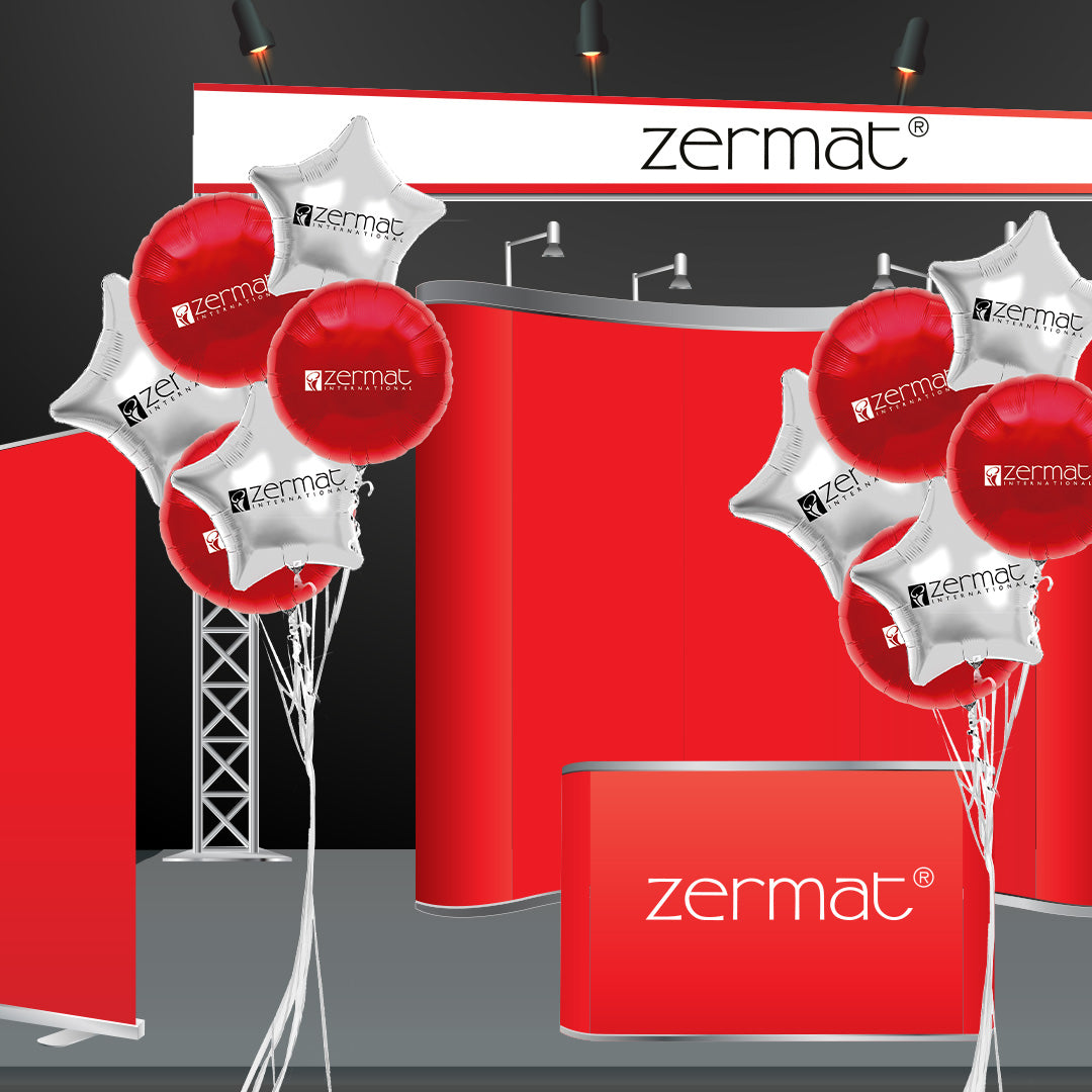 BALLOON ZERMAT SILVER - RED