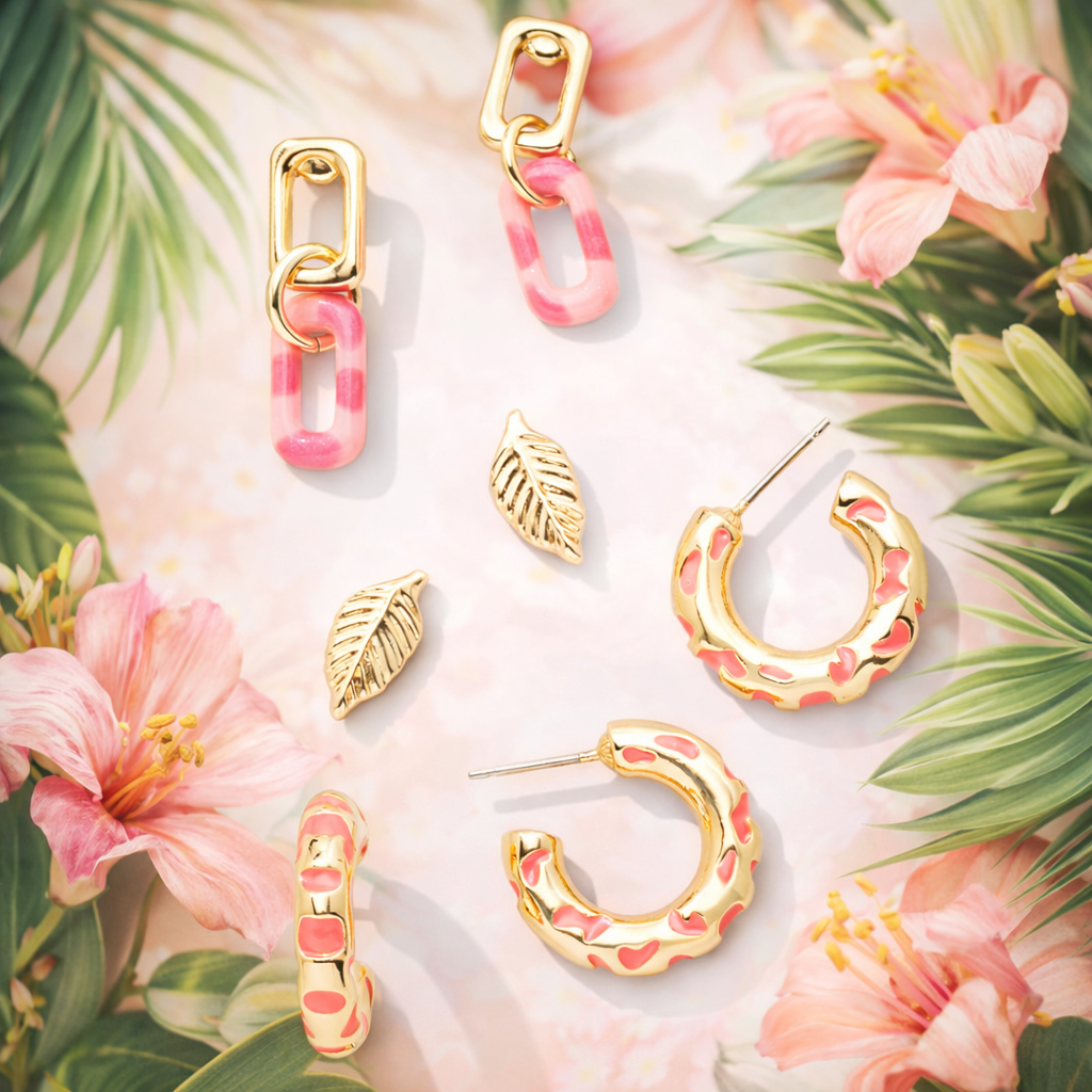 Jungle 3-Pair Earring Set